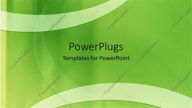  Presentation with abstract green - A greenish background with place for text