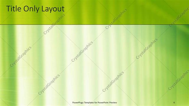 Title Only presentation slide layout