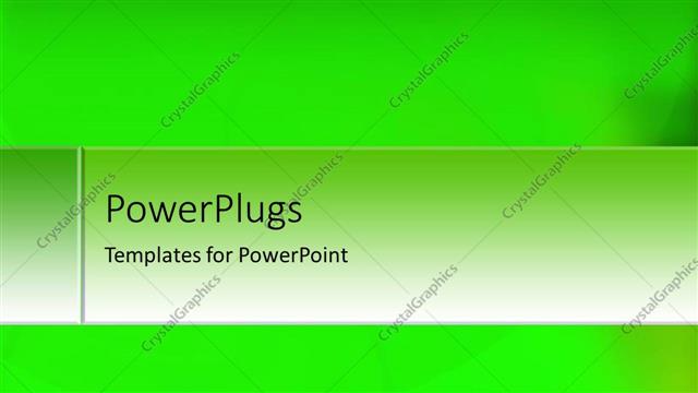  Presentation with abstract green - A greenish background with place for text in front