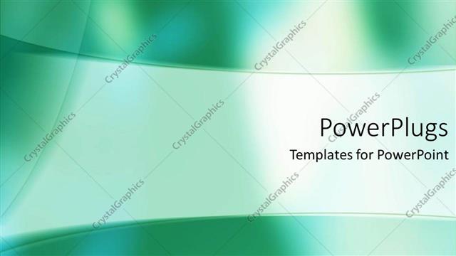  Presentation with abstract green - A greenish background with place for text in middle