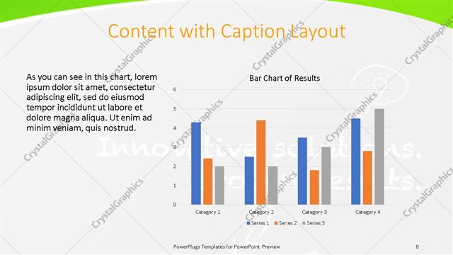 Content with Caption presentation slide layout