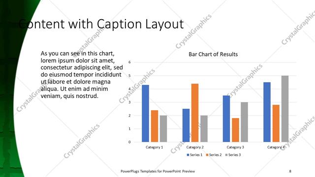 Content with Caption presentation slide layout