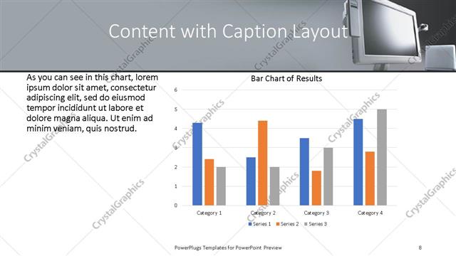 Content with Caption presentation slide layout