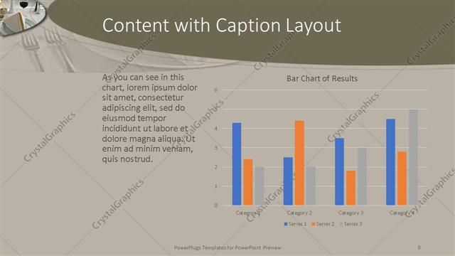 Content with Caption presentation slide layout