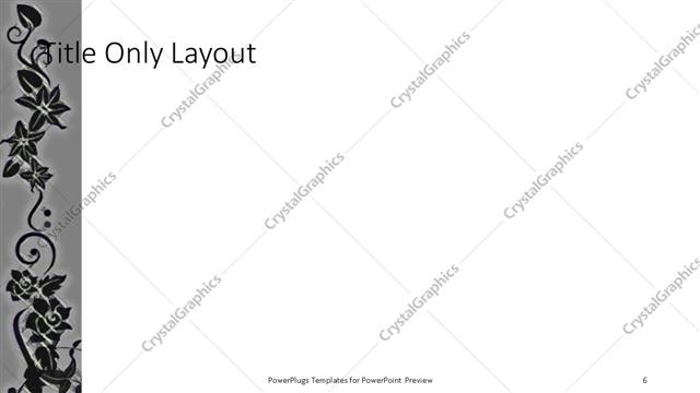 Title Only presentation slide layout