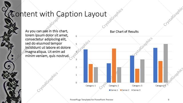 Content with Caption presentation slide layout