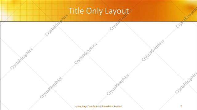 Title Only presentation slide layout