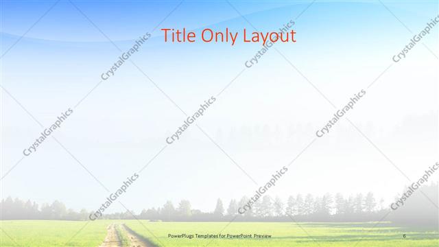 Title Only presentation slide layout