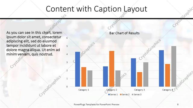 Content with Caption presentation slide layout