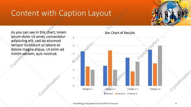 Content with Caption presentation slide layout