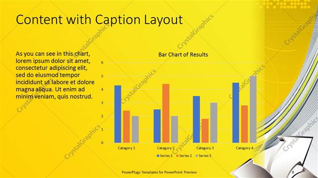 Content with Caption presentation slide layout