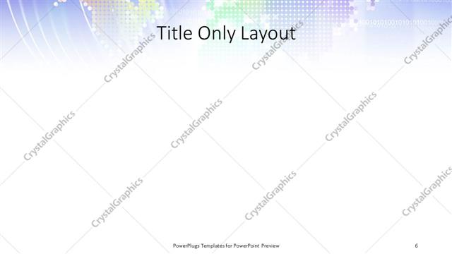 Title Only presentation slide layout