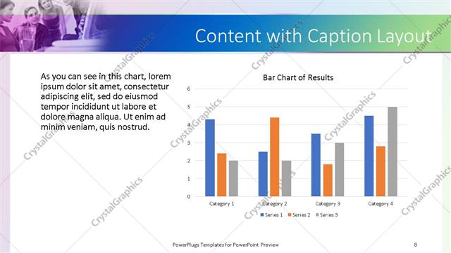 Content with Caption presentation slide layout