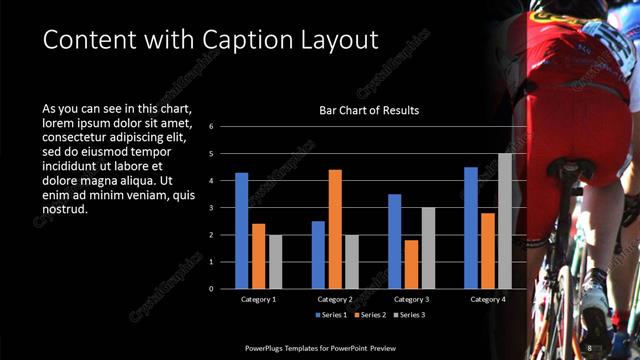 Content with Caption presentation slide layout
