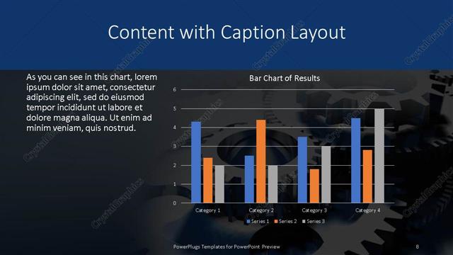 Content with Caption presentation slide layout