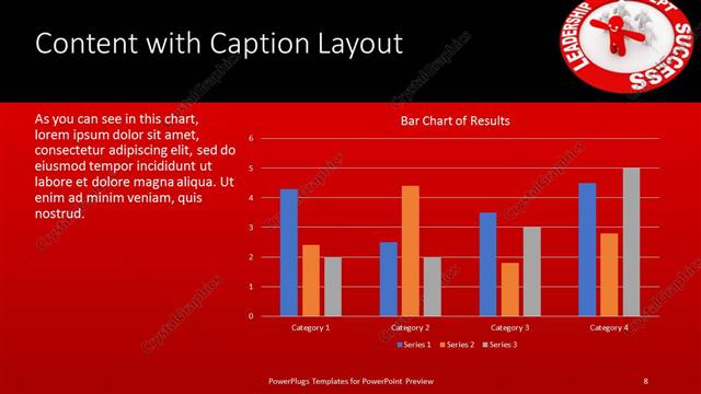 Content with Caption presentation slide layout