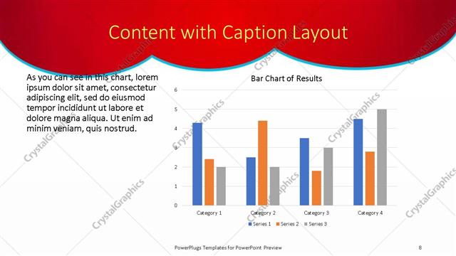 Content with Caption presentation slide layout