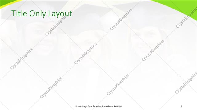 Title Only presentation slide layout