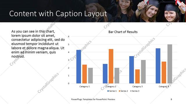 Content with Caption presentation slide layout