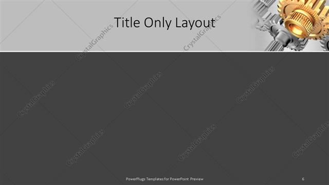 Title Only presentation slide layout