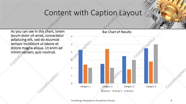 Content with Caption presentation slide layout