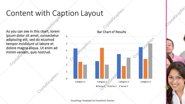 Content with Caption presentation slide layout