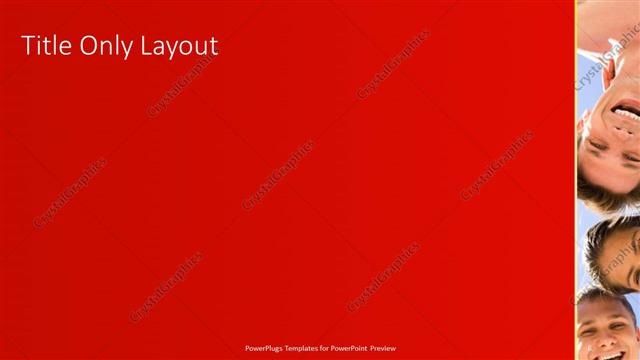 Title Only presentation slide layout