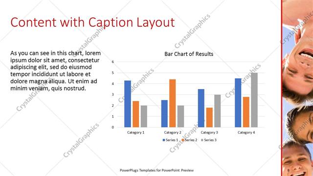 Content with Caption presentation slide layout