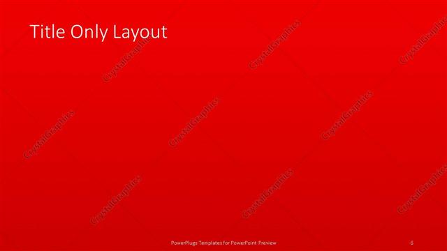 Title Only presentation slide layout