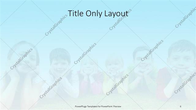 Title Only presentation slide layout