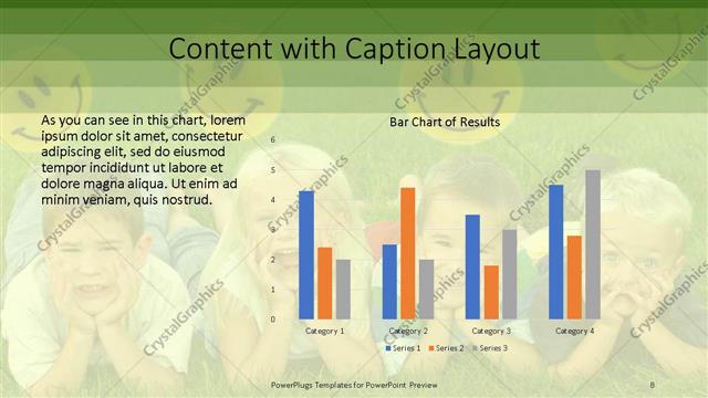 Content with Caption presentation slide layout
