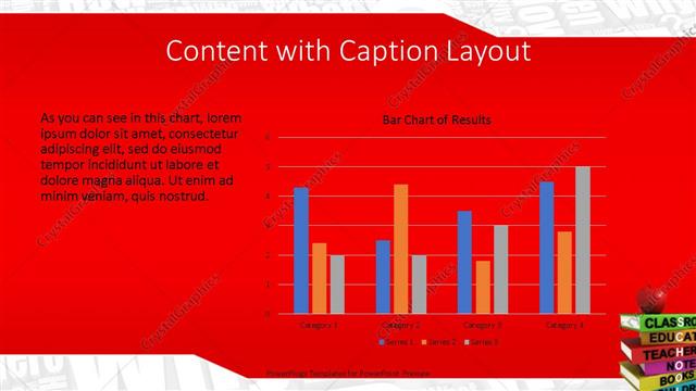 Content with Caption presentation slide layout