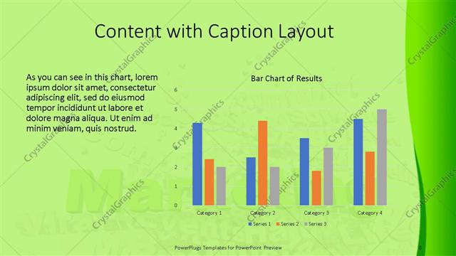 Content with Caption presentation slide layout