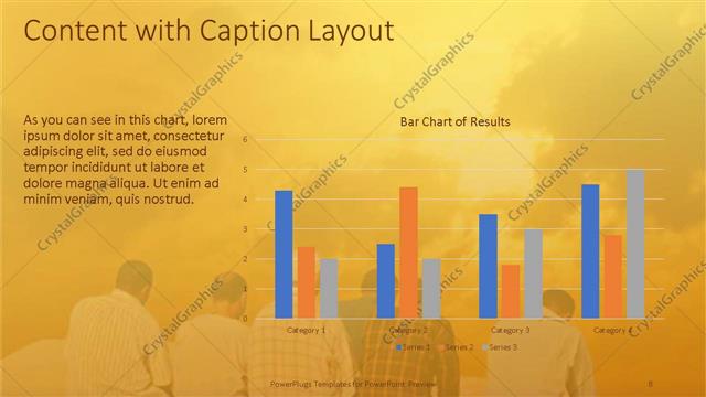 Content with Caption presentation slide layout