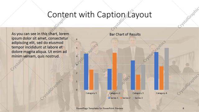 Content with Caption presentation slide layout