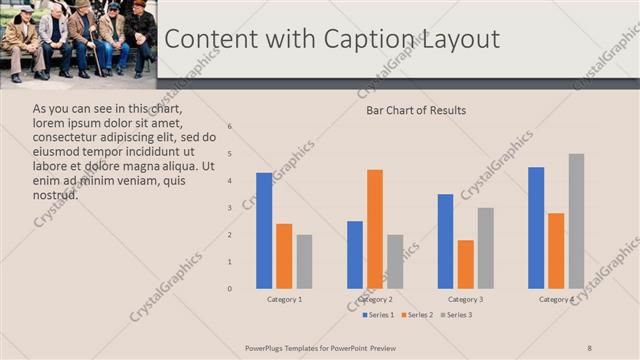 Content with Caption presentation slide layout
