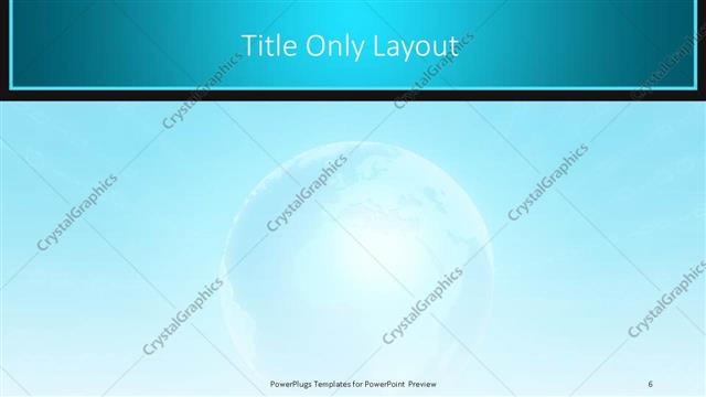 Title Only presentation slide layout