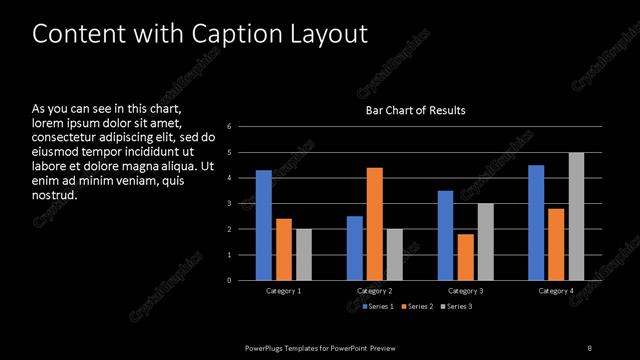 Content with Caption presentation slide layout