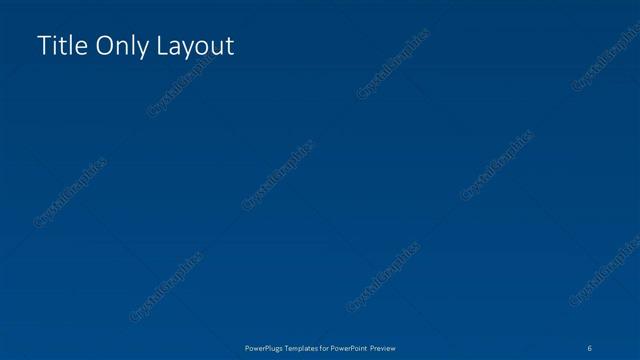 Title Only presentation slide layout