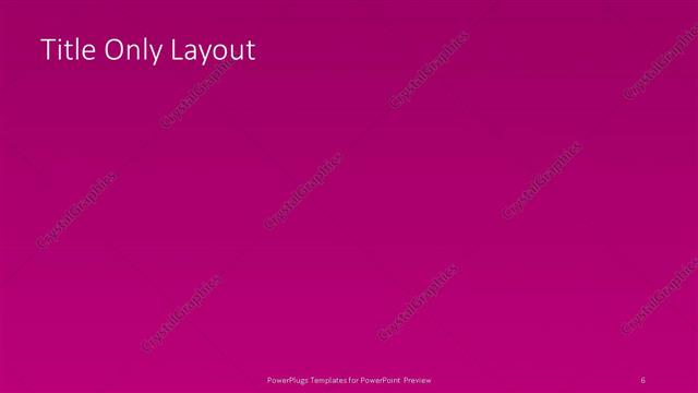 Title Only presentation slide layout