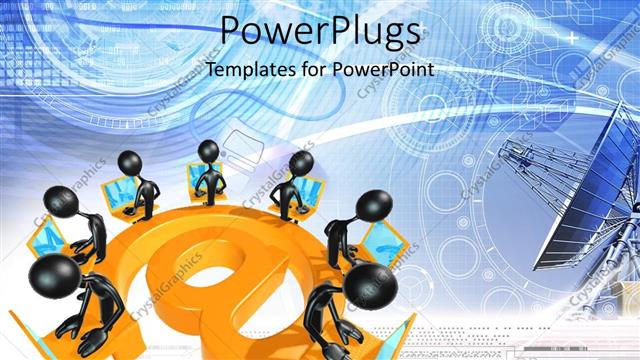  Presentation with web - A group of people working on various laptops