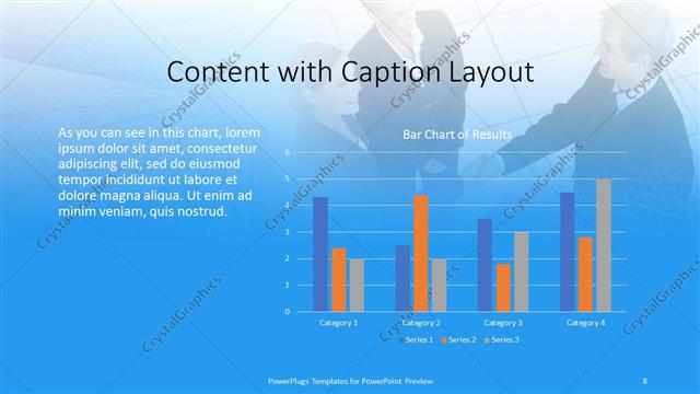 Content with Caption presentation slide layout