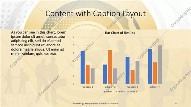Content with Caption presentation slide layout
