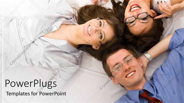  Presentation with fun work - A group of professionals enjoying their time