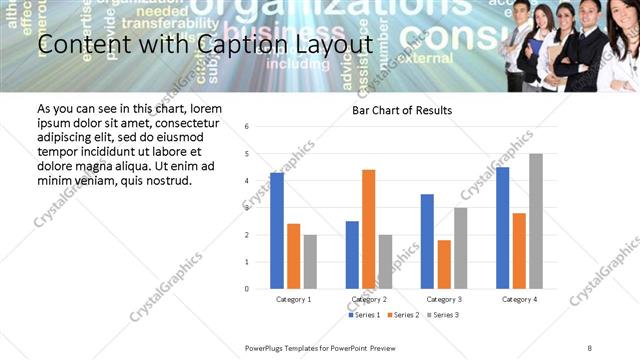 Content with Caption presentation slide layout