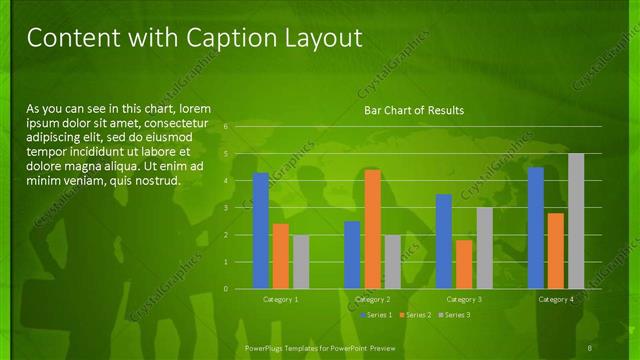 Content with Caption presentation slide layout
