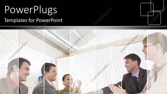  Presentation with business group meeting - A group of professionals in a meeting