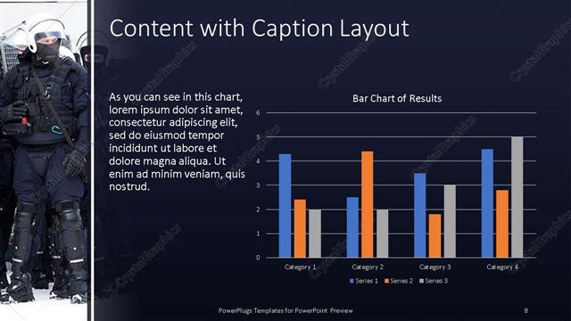 Content with Caption presentation slide layout