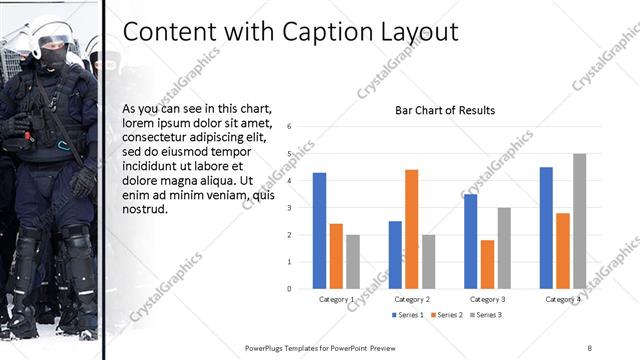Content with Caption presentation slide layout