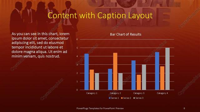 Content with Caption presentation slide layout
